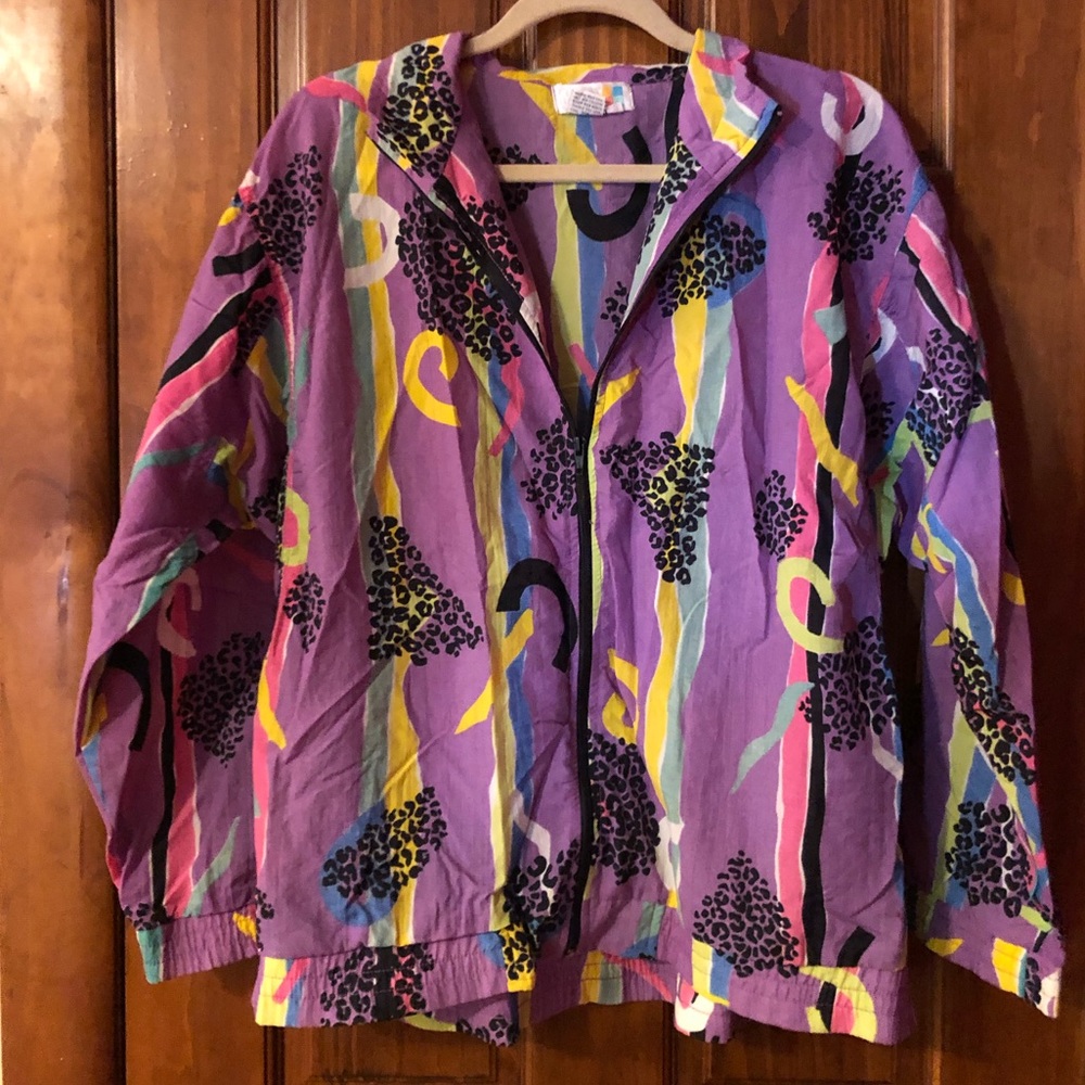 Vintage Retro Windbreaker